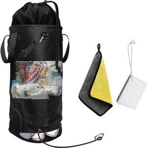 NEW Portable Trapper Bag with Scuff Erasers and Cleaning Cloth for Boat